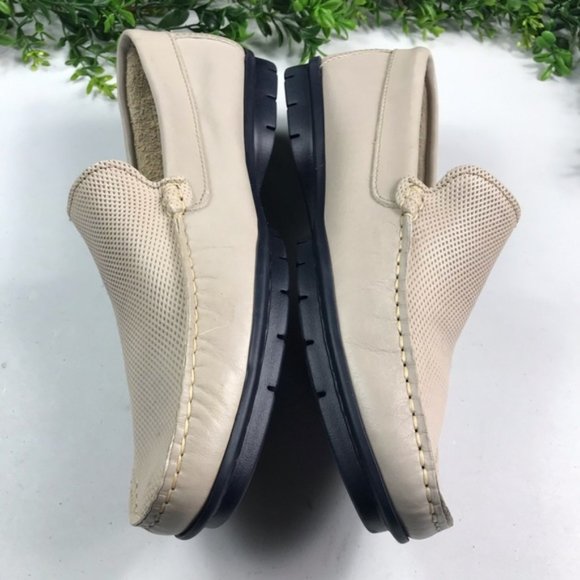 Sandrino by Sandro Moscolini Men’s Light Gray Perforated Loafers Size 7.5D - Picture 6 of 8